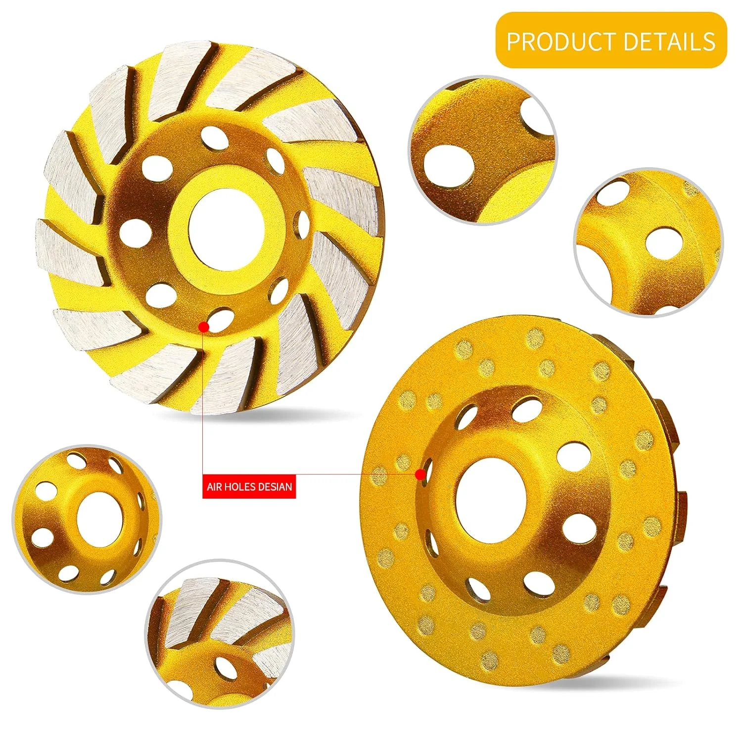 100mm Concrete Turbo Diamond Grinding Cup Wheel 12 Segs Heavy Duty Angle Grinder Wheels For Angle Grinder grinding disc,abrasive wheel,grinding wheel