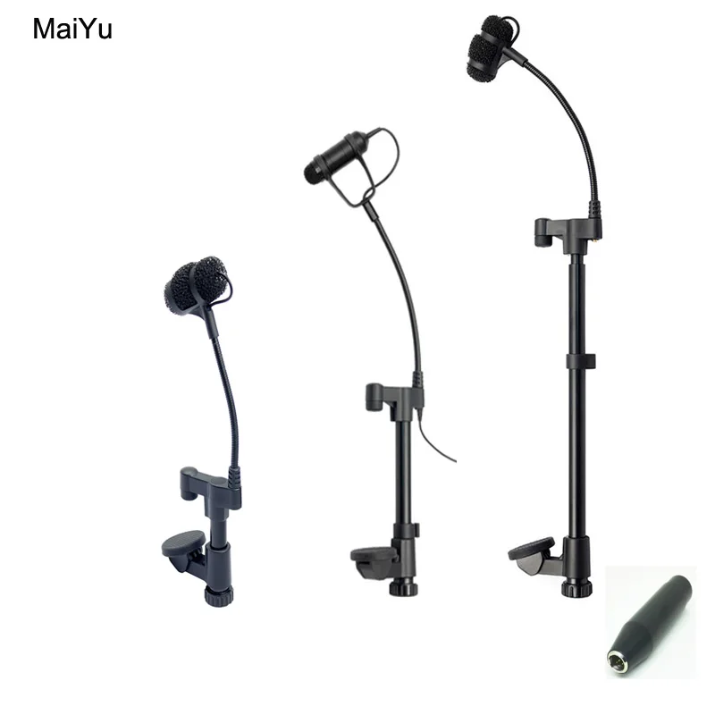 Professional Music Instrument Microphone Condenser Guitar Violin Bass Recording Pack-up for AKG Shure Transmitter Body Mic