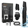 RESUXI T3 Men's 3 in 1 Multifunctional Electric Body Hair Trimmer Full Body Washable Shaver Portable Pubic Hair Clipper Razor