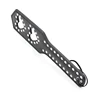 31.5cm Heart Shaped Hollow Paddle Riding Crops Flogger Horsewhips Spikes Rivet Inlay Leather Spanking Paddle Slapper 2