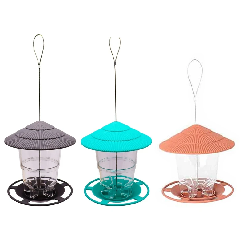 

Кормушка для диких птиц, кормушка для птиц с защитой от белки, кормушка для птиц с круглой крышей