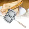 Bread Toast Maker Non Stick Grill Pan Double Sided Heating Frying Egg Ham Sandwiches Maker for Induction Cooker Stove Top 1