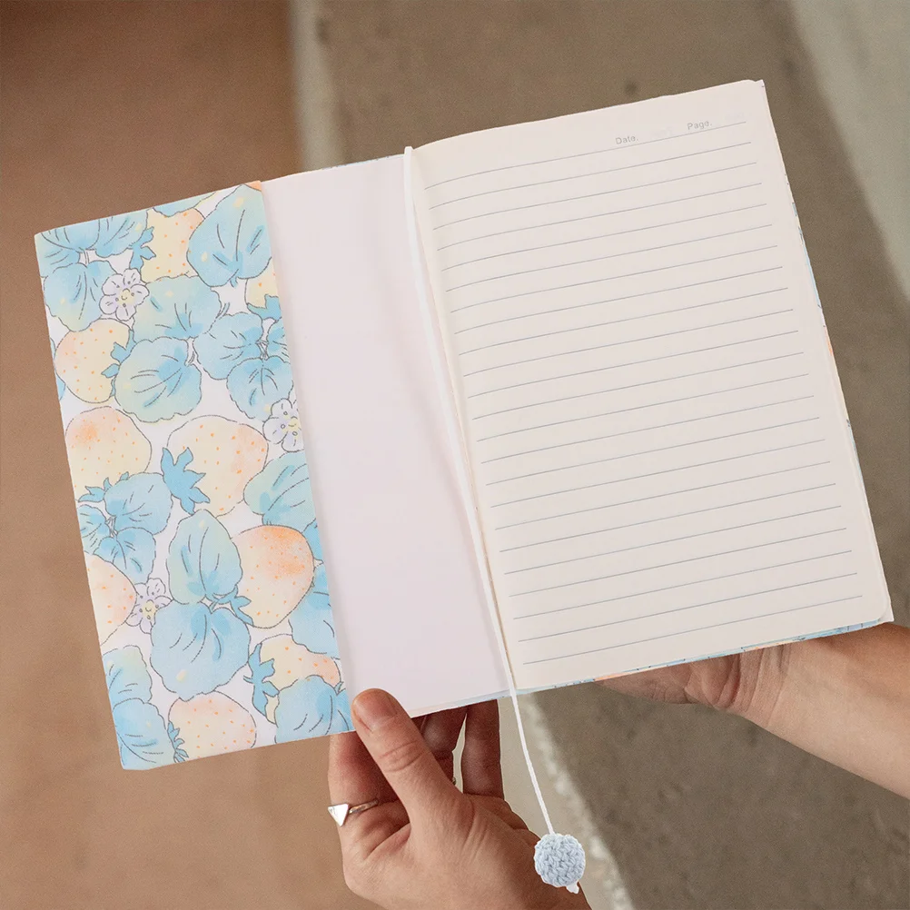 

2 Pcs Cloth Book Cover Practical Notebook Sleeve Wear-resistant Protector Pouches Decor The Jacket Protectors Protective Covers