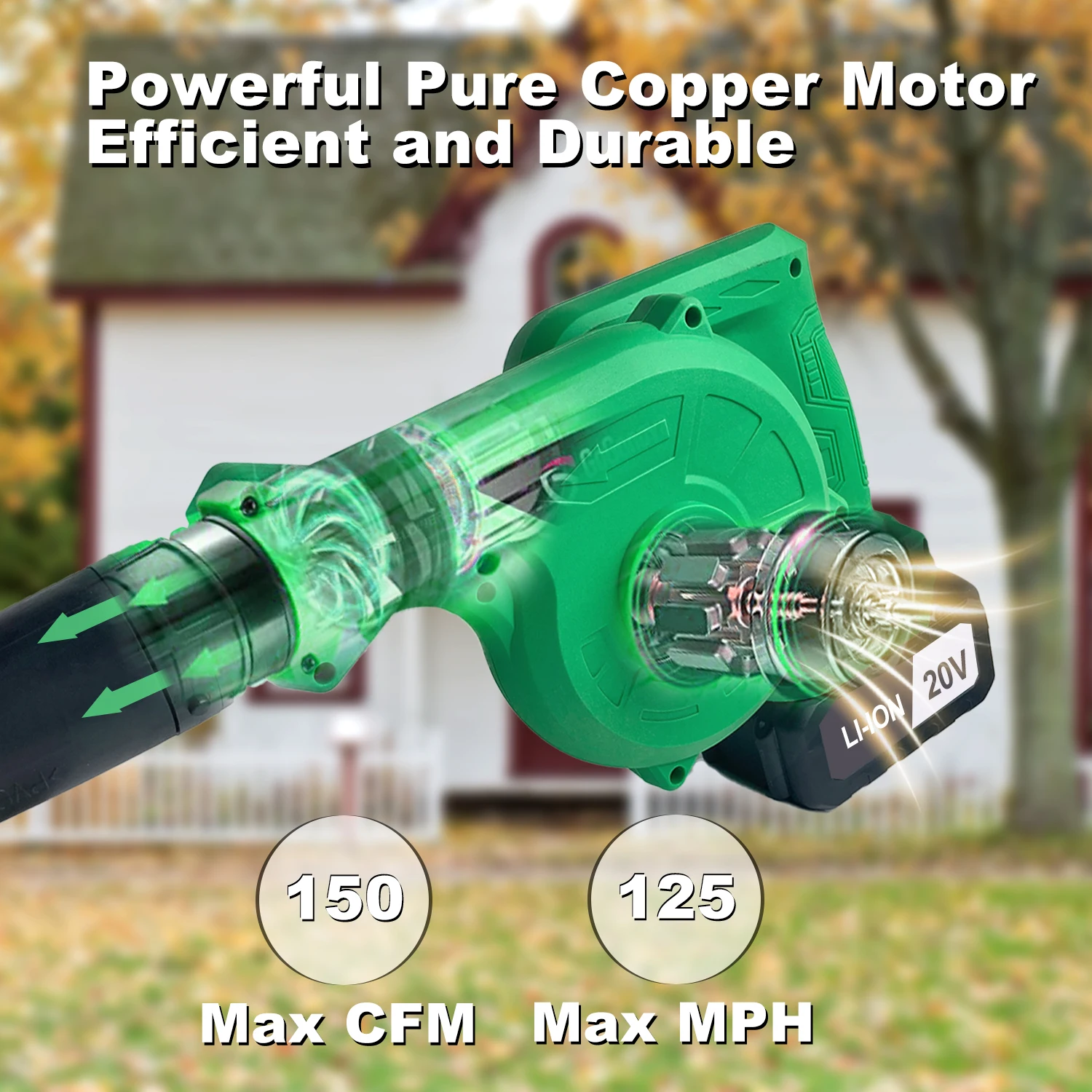 

Аккумуляторная воздуходувка Libite CB-20A высокого давления 20 в, электроинструменты, пылесборник, Электрический воздуходувка