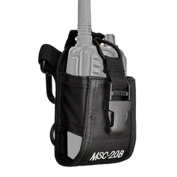 MSC-20B Walkie Talkie Storage Bag Nylon Cloth Cover Carry Case For Baofeng UV5R UV82 BF888S Ham Radio Walkie-Talkie Accessories