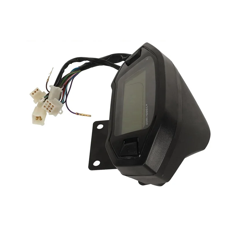12V 오토바이 속도계 타코미터 주행 거리계 블랙 ABS 110Cc 125Cc 150Cc 200Cc 250Cc 먼지 자전거 ATV 고카트 4륜용 1개