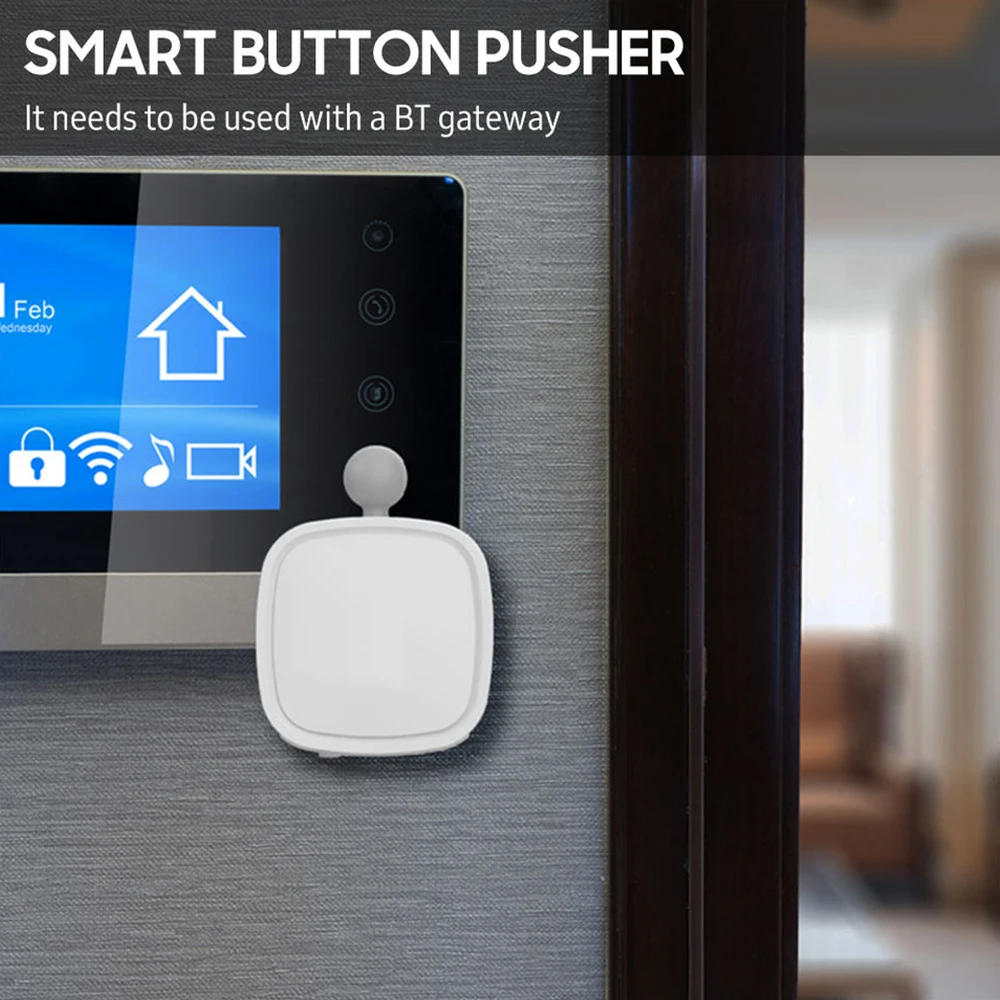Tuya Bluetooth Finger Robot Switch Button Pusher and Tuya Bluetooth Gateway for
