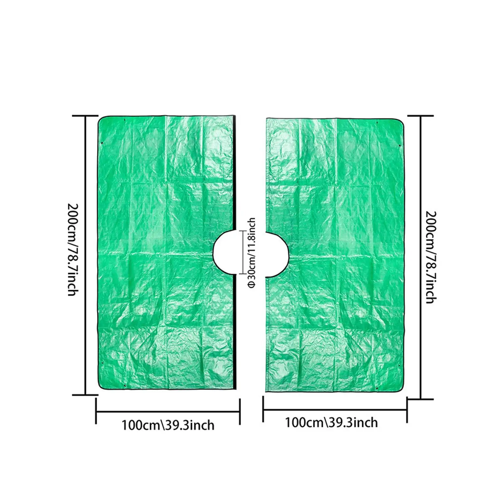 블록 가드닝 매트 간편 설치 방지 매트 조경용 원단 정원사용 야외 정원 가드닝용