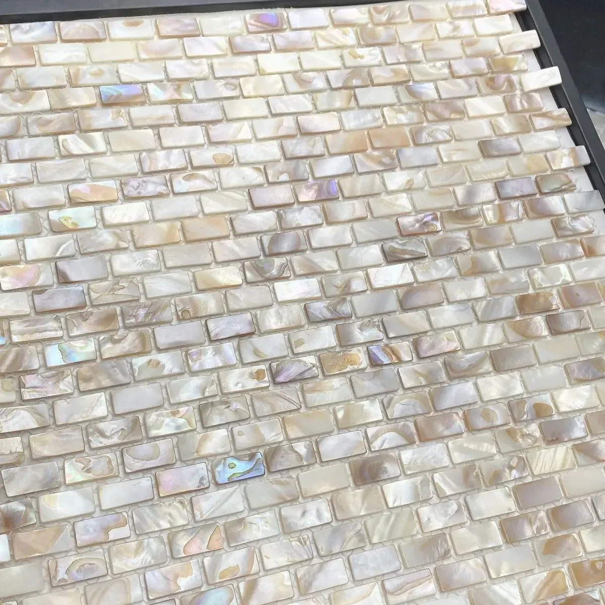 Mother of Pearl Natural Shell Mosaic Kitchen Backsplash Bathroom Background Shower Decorative Wall Tile Sheet mother pearl mosaic tiles