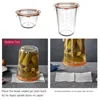Vintage Transprent Sealed Jar Glass Large Capacity Kitchen Storage Tight Jar Tea Grains Snacks Storage Storage Jars 4