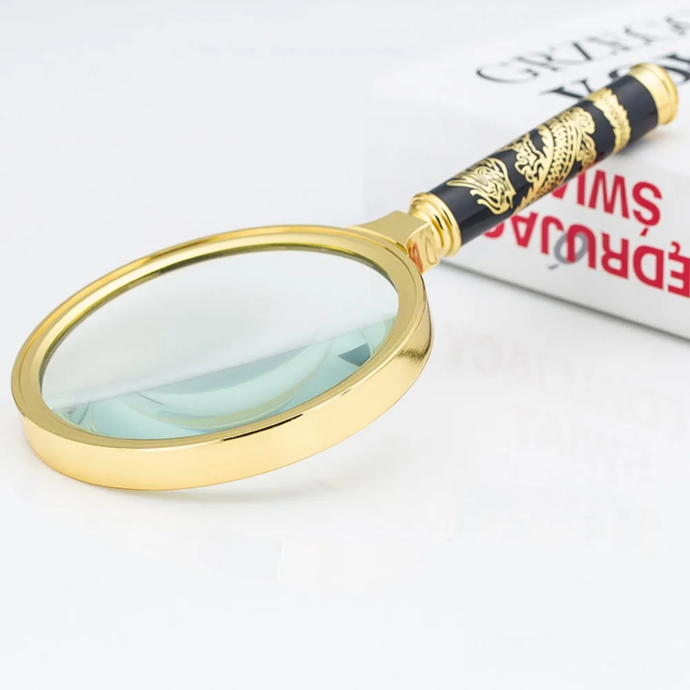 Magnifying Glass 10x Detachable Real Glass Lens for Reading