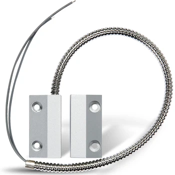 Wired Door Window Sensor Detector Magnetic Switch Normally Closed or Normally Open NC/NO for Home Security Alarm System 1