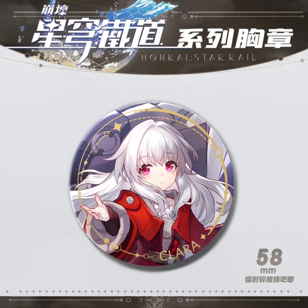 Spiel Honkai Impact Luocha Kafka Himeko Fu Xuan Dan Heng Bronya Zaychik Bailu Asta Arlan Qingque Blade Seele Badge Geschenk – Detail 12