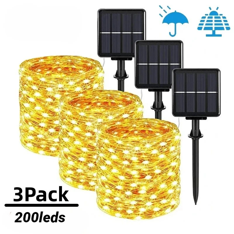 

20M200Leds Solar LED Light Outdoor Festoon Lamp Garden Solar Fairy Light String Waterproof Christmas Garden Decoration Outdoor