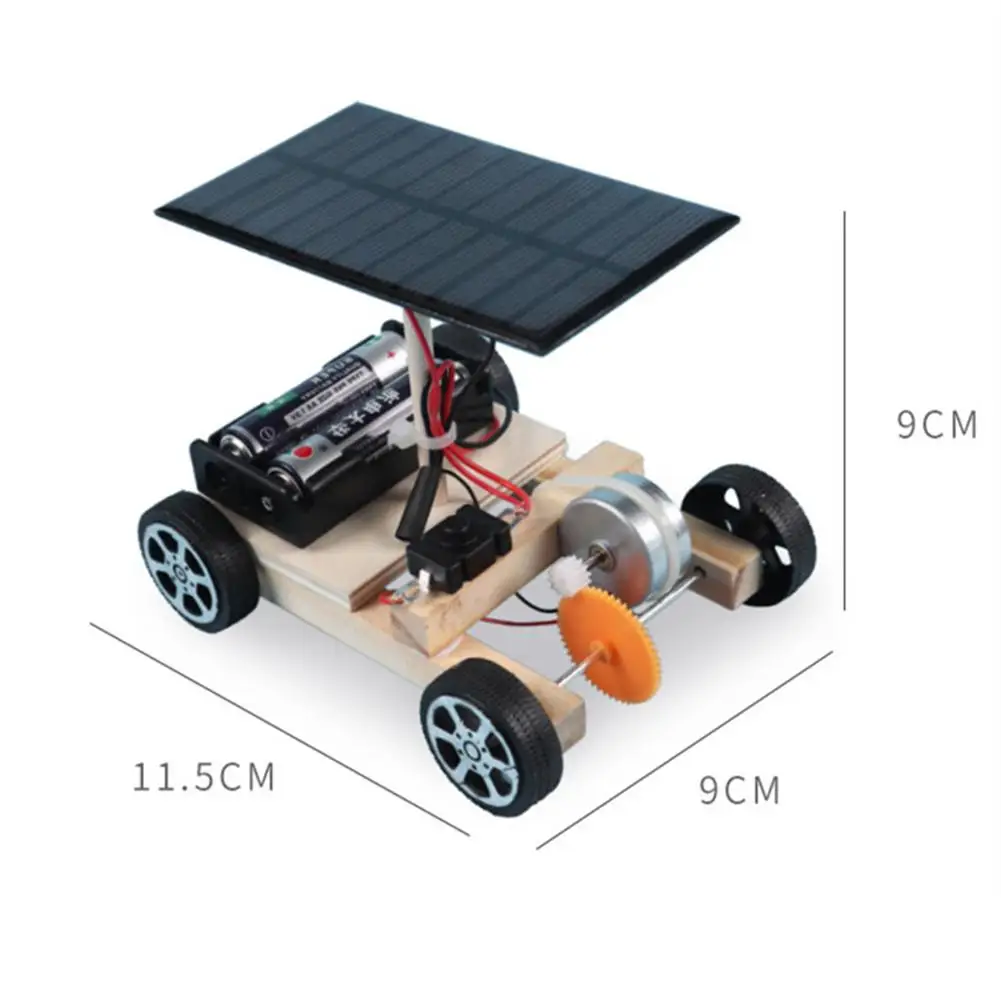 Assemble Solar Car Creative Inventions Motor Ability Of Children Active Thinking DIY Electronic Kit Technology Toys for Boys