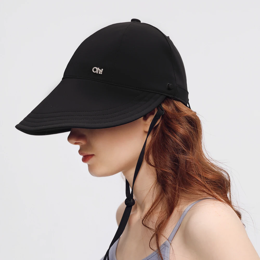 OhSunny Women Baseball Cap New Fashion Spring Summer Adjustable Sun Visor Anti-UV UPF1000+ Hats with Face Protective Scarf