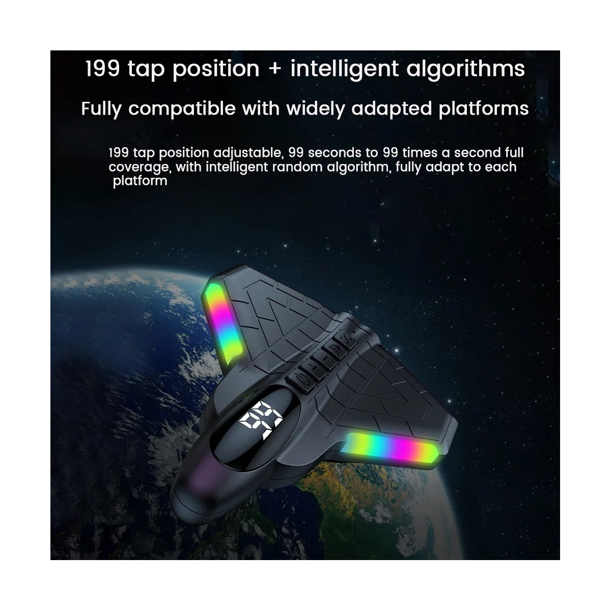 

Автоматический кликер для телефона, автоматический экран телефона, клик пальца, симулятор для игр, покупок, прямые трансляции-C