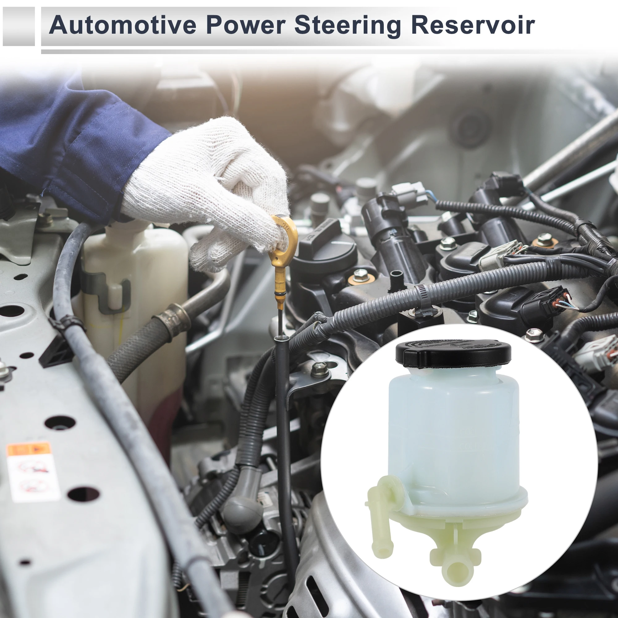 UXCELL Power Steering Reservoir for Toyota 4runner 2010- No.4436060320 Beige