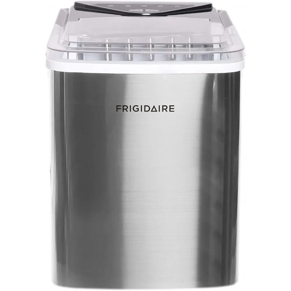 

Frigidaire EFIC123-SS Counter Top Maker, Produces 26 pounds Ice per Day, Stainless Steel, Stainless