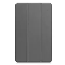Premium Tri - Fold Magnetic Tablet Case with Hard Back Shell for Honor Pad X7 (2025) (Grey)