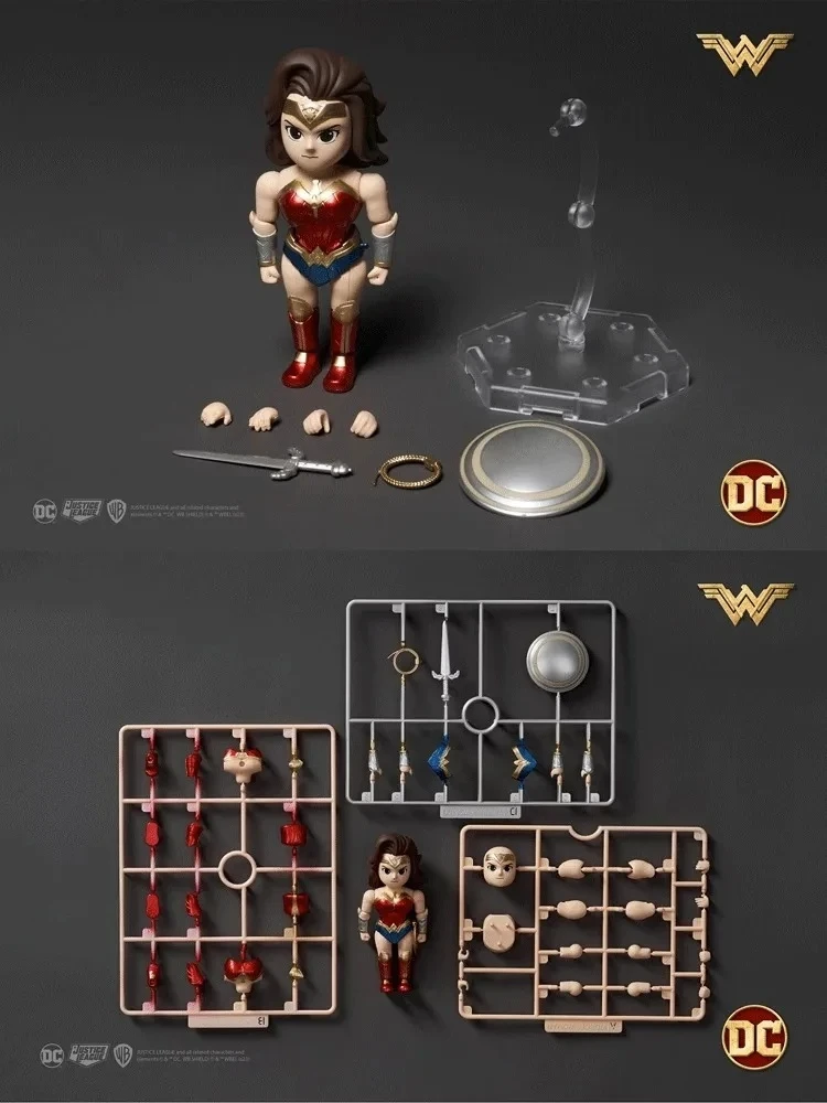 

Hot Toys Genuine DC Wonder Woman Doll Q Edition Assembled Mobile Model Justice Alliance Toy Peripheral Doll Gift