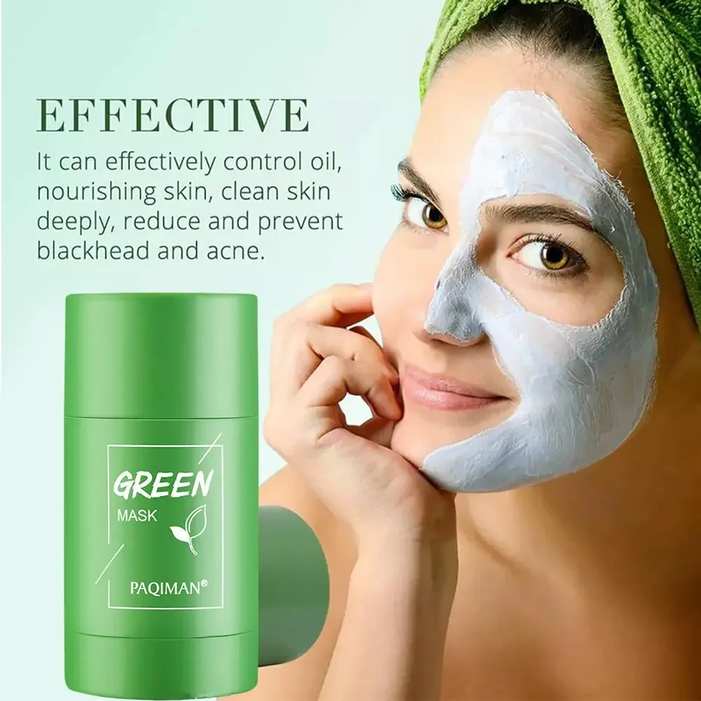 New Solid Cleansing Hydrating Mask Dispel Acne Blemish Mark Remove Blackhead Acne Smearing Mud Film Skin Care Makeup 2024
