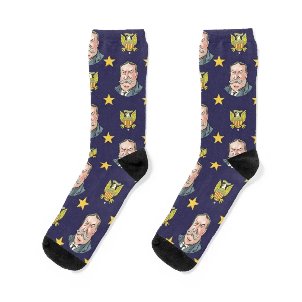 

President Howard Taft Socks kids christmas gift heated Socks Man Women's