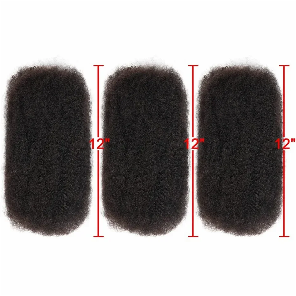 Brazilian Remy Hair Afro kinky Curly Bulk Human Hair For Braiding 1 Bundle 30g/pc Natural Color Braids Hair No Weft 2