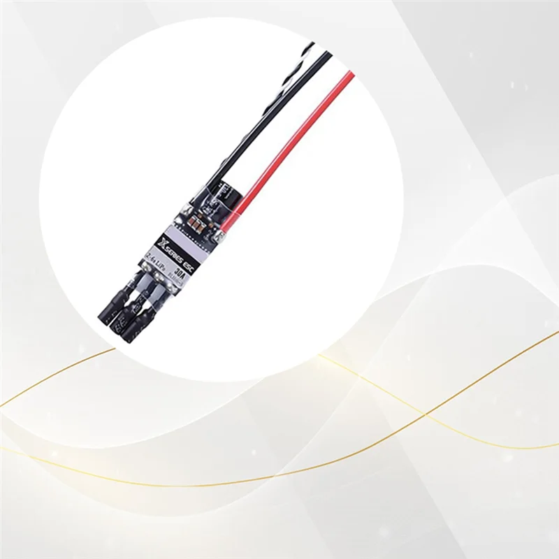 Contrôleur moteur haute performance 2-6S ESC 30A BLHeli_S, connecté à un moteur brushless