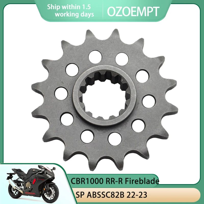 

OZOEMPT 525-16T Motorcycle Front Sprocket Apply to CBR1000 RR-R Fireblade SP ABSSC82B 22-23 CBR1000 RA-H,J,K FirebladeSC77A