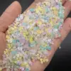 50pcs Transparent Bow Nail Art Parts Charms Bulk Shiny Mini Resin Ribbon Nail Rhinestones DIY Summer Nail Art Decor Accessories 2