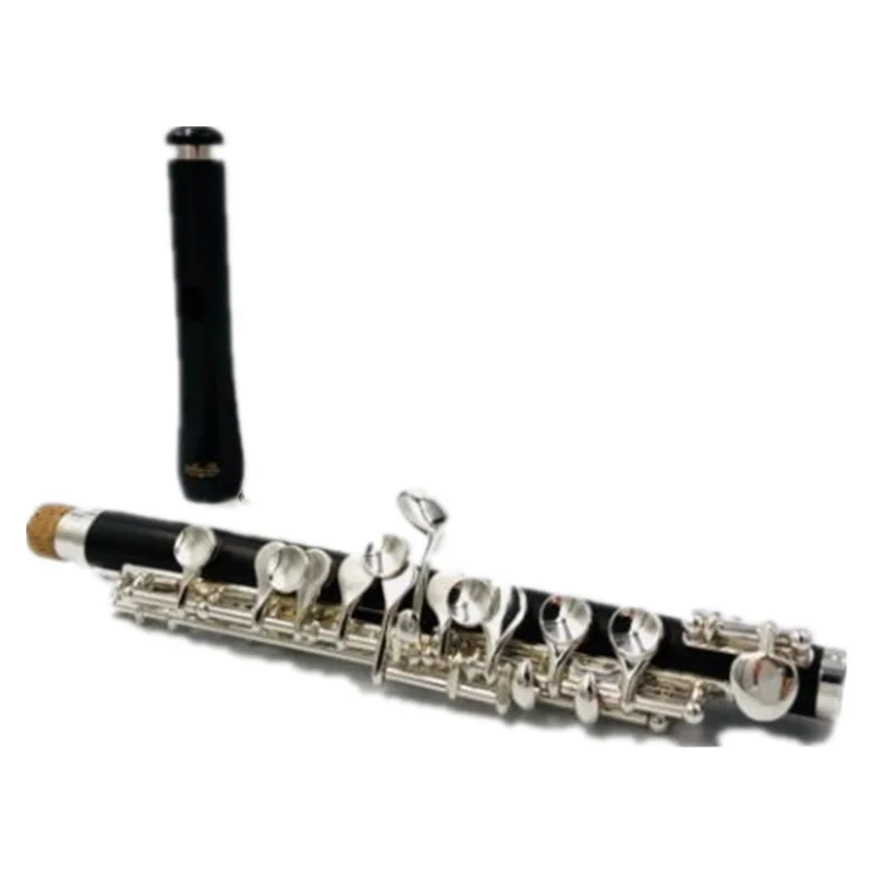 MeeLe A-01 Grenadilla Wood Body&Head Piccolo C Key Piccolo Silver Plated Keys