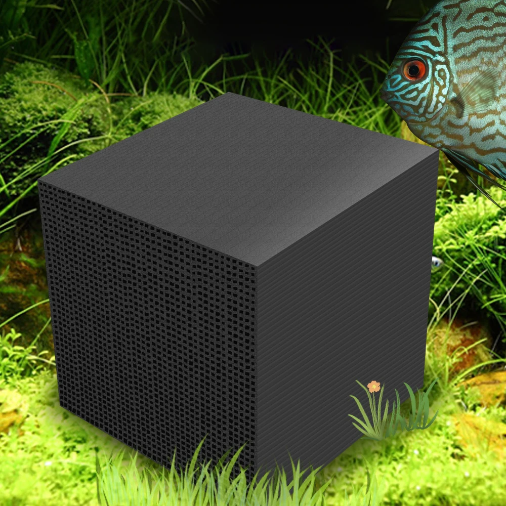 Water Purifier Cube Aquarium Filter Eco-Aquarium Filter Ultra Strong Filtration & Absorption 10X10X5CM fish  Filter Media