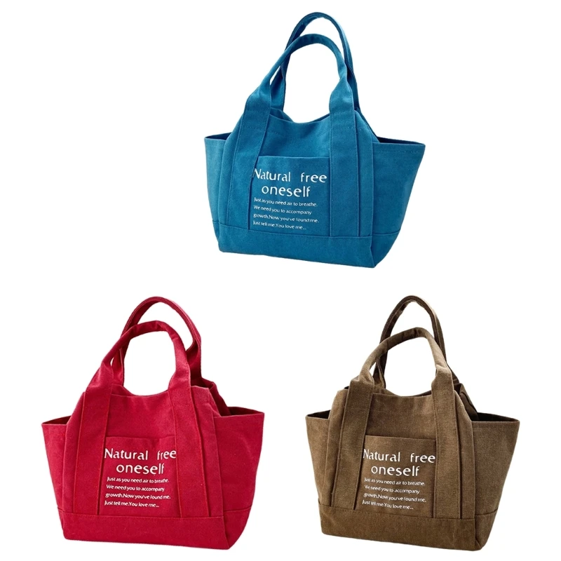 

Versatile Bag for Women and Girls Large Capacity Handbag Canvas Tote Bags