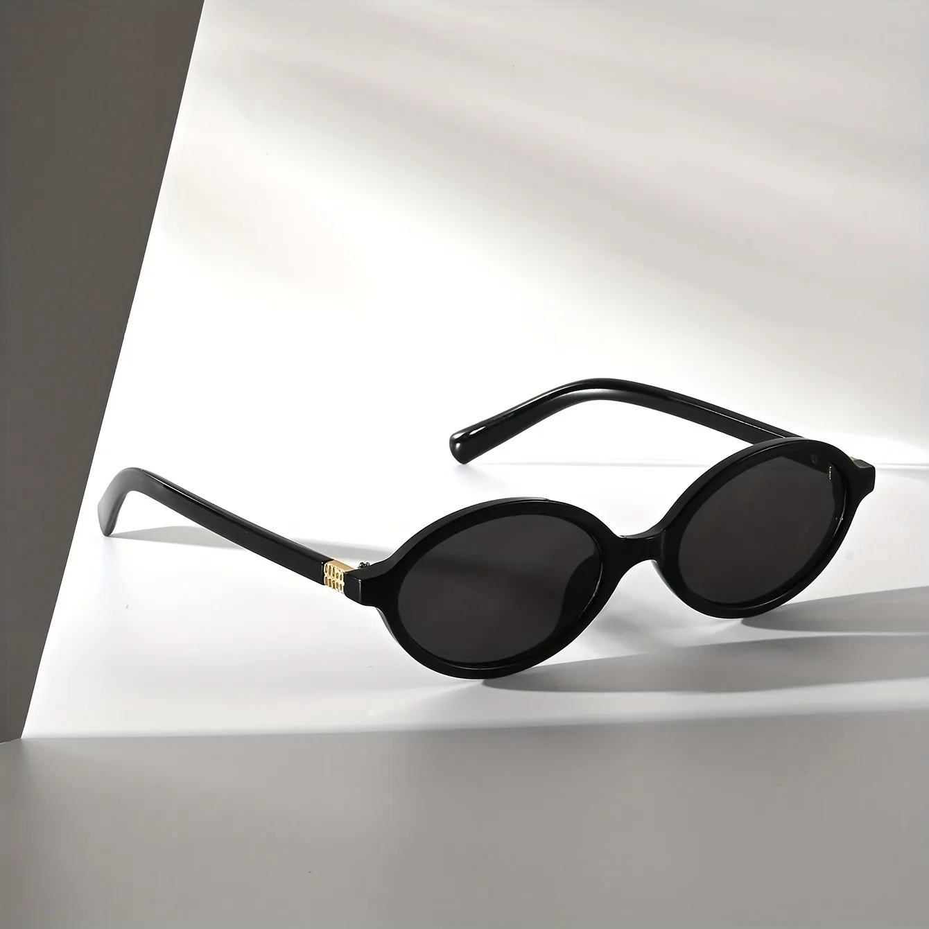 Blaulichtblockierende Brille im koreanischen Stil, Retro-Ellipsenrahmen mit UV-Schutz, Damenmode-Vollrahmen für den täglichen Gebrauch – Detail 3