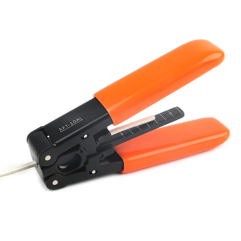 FT-10A Leather fiber stripper FTTH stripper Tool Optical Fiber Cable Stripping Plier Fiber Optic Wire Stripper