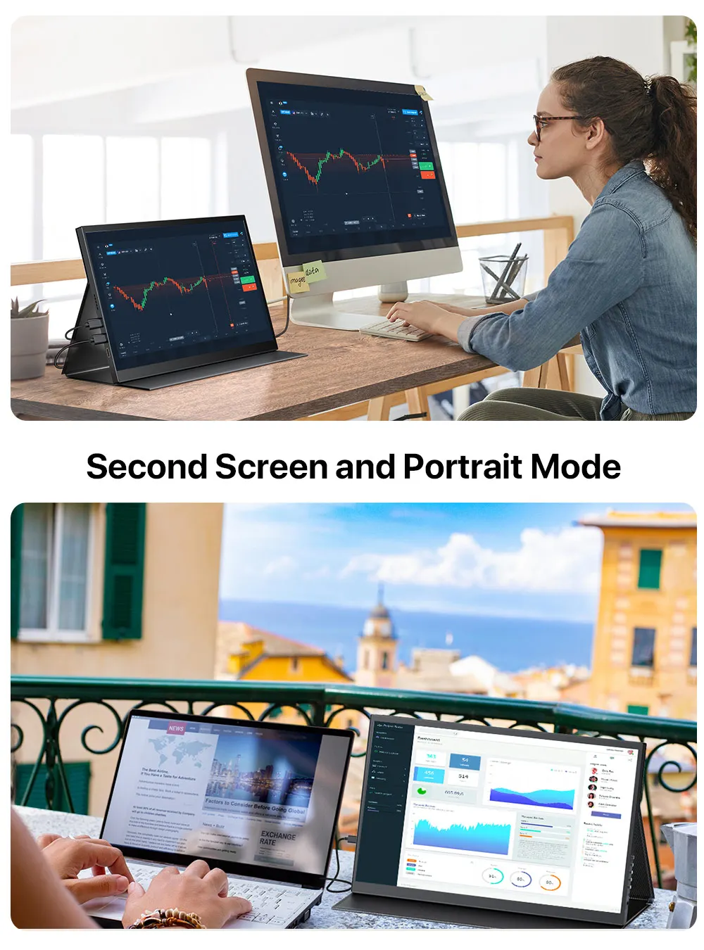 Eviciv 14.0 ġ 1080P ޴  ġ ũ ʹ IPS USB C HDMI  ° Ȩ ǽ ÷ Ʈ  PC X ڽ ġ PS   4