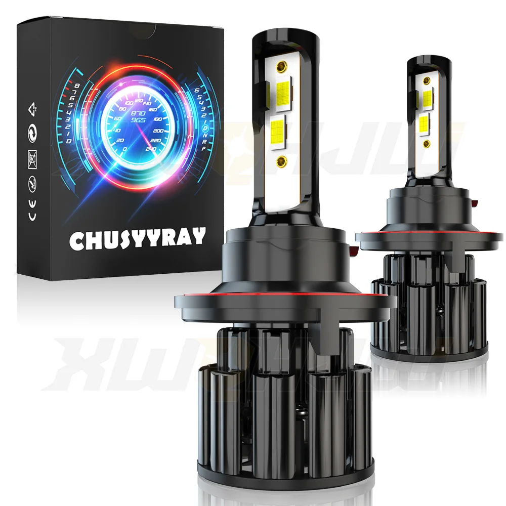 

XWQHJW 2PCS Car lights Z3-9008 Super Bright LED Headlights High Low Beam Fog Light Bulb White Minisize Car accsesories