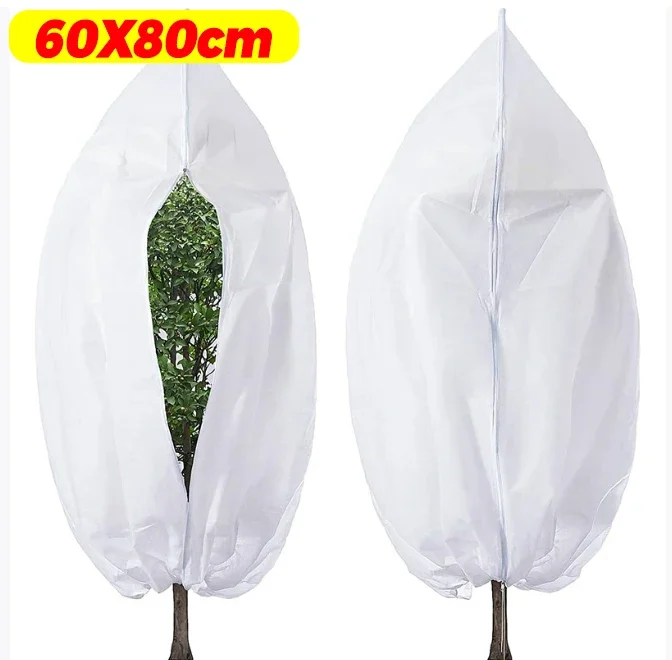 Cubiertas Antihielo Para Plantas - Reutilizables, Con Cremallera, Tamaños 80x100cm A 120x180cm