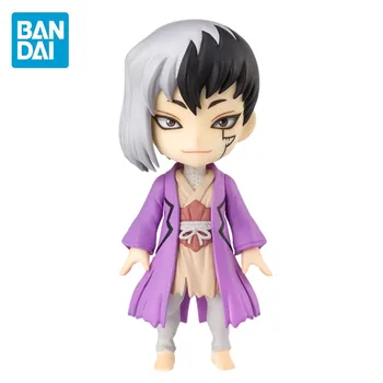 오리지널 반다이 Dr.stone Anime Figuarts 미니 아사기리 Gen Q 9Cm Pvc 액션 입상 모델 컬렉션 장난감 소년 선물