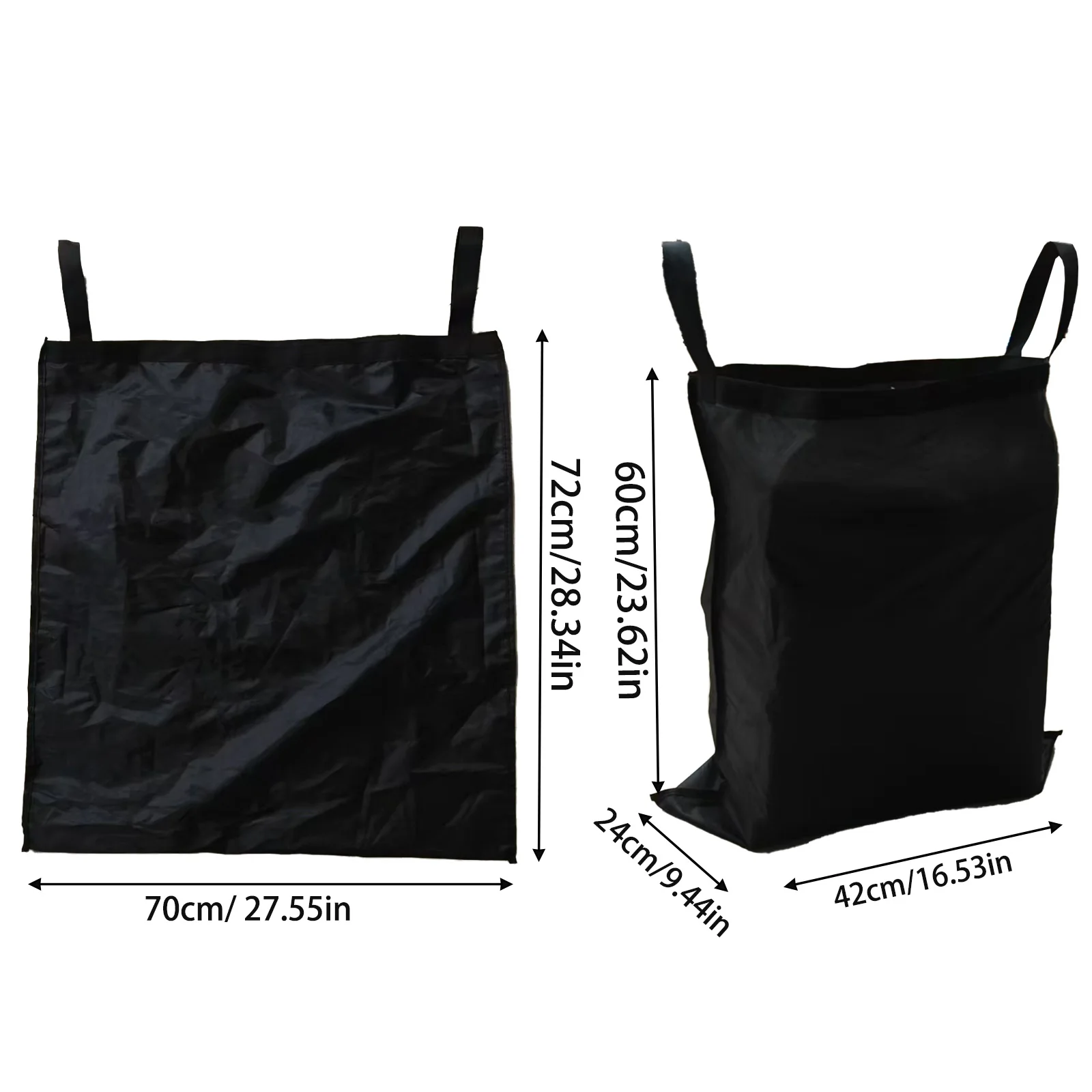 2 Recycling Bin Tote Bags, 100l, Dirty Clothes Basket Laundry Bag, Can Be Used With Bamboo Recycling Bin, Laundry Basket, Nylon 3