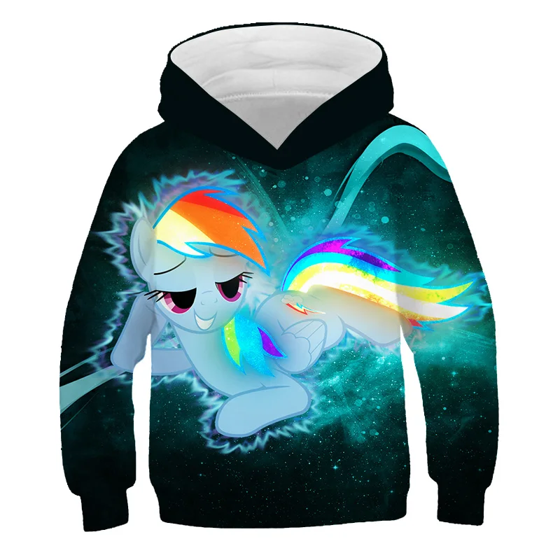 what is a youth hoodie My Little Pony Hoodies 3D Printed Cartoon Chiildren Fun Anime Boys and Girls Fashion Sweatshirts and Tops Apparel 3-14 Year old free children's hoodie sewing pattern