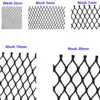 POUI COME DREAM Semi-Finished Knotless Nylon Fishing Net Mesh Size 3MM-20MM Soft Network for Cage BreedingTrawl Fish Net Black 2