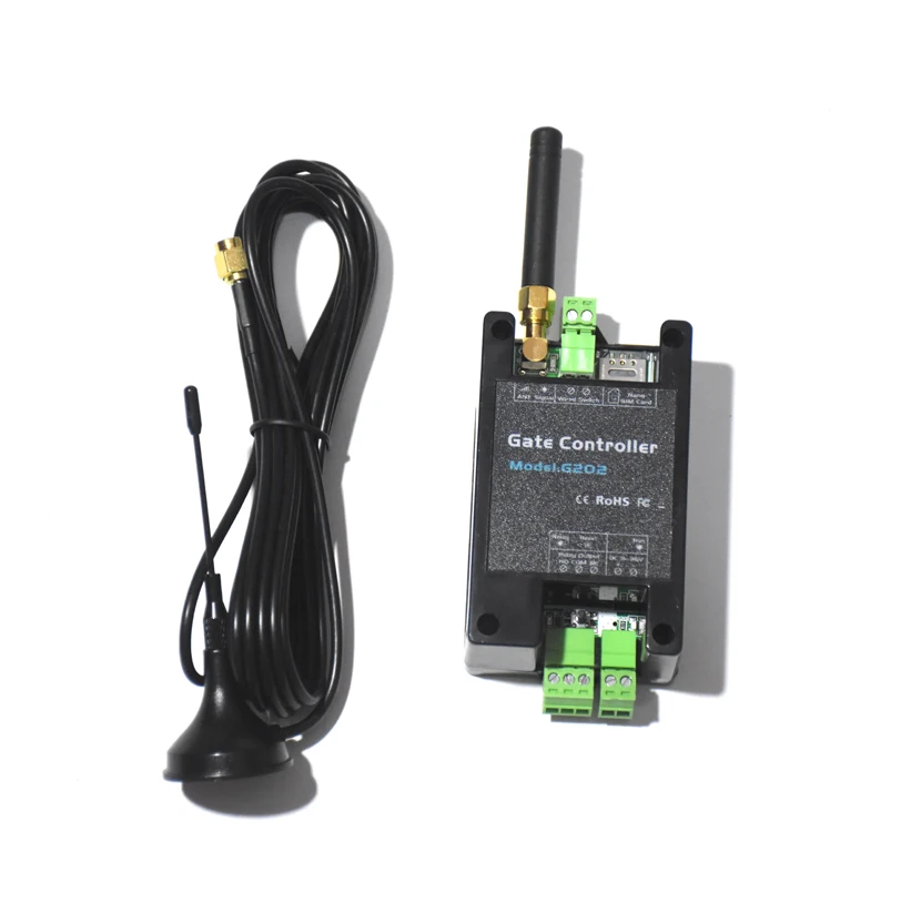 G202 2G Remote Control 200 Users GSM Gate Opener Relay Switch Door Access Wireless Door Opener By Free Call 850/900/1800/1900MHz garage door opener door access control switch wireless door opener