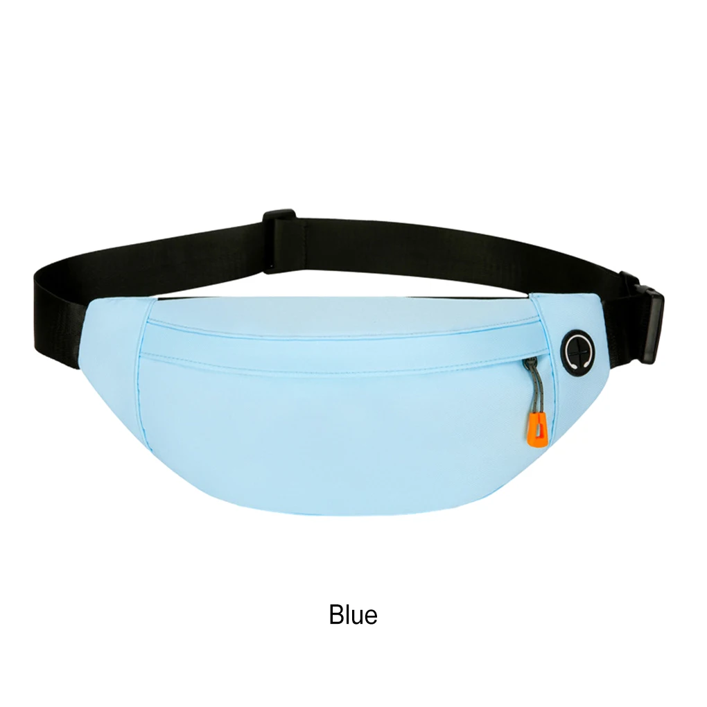 

Durable Waist Bag With Ample Space Sports Or Casual Classic Non-shedding Men Women Waist Bag Elegant Blue
