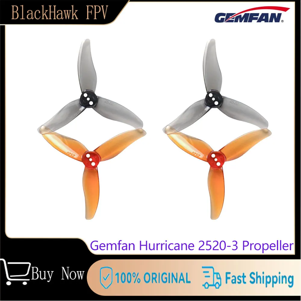ใบพัดโดรน FPV ขนาด 2.5x2x3 3 ใบพัด PC สำหรับ Freestyle