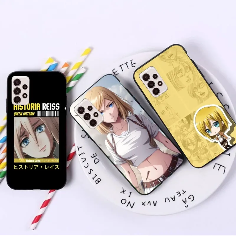 Custodia Per Cellulare Aot Historia Reiss Per Samsung A91 A81 A73 A72 A71 A30S A20 A12 A13 A52 A53 4G 5G Cover Per Telefono Nera Funda
