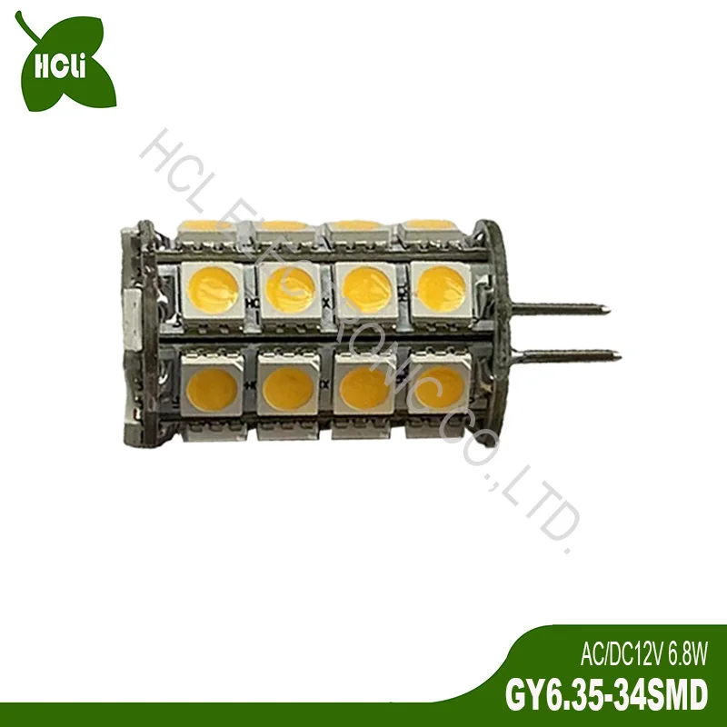 

High quality AC/DC12V DC12V DC24V 6W GY6 GY6.35 G6.35 G6 G5.3 G4 Bulb Interior LED Indoor Lamp Crystal Light free shipping 2pcs