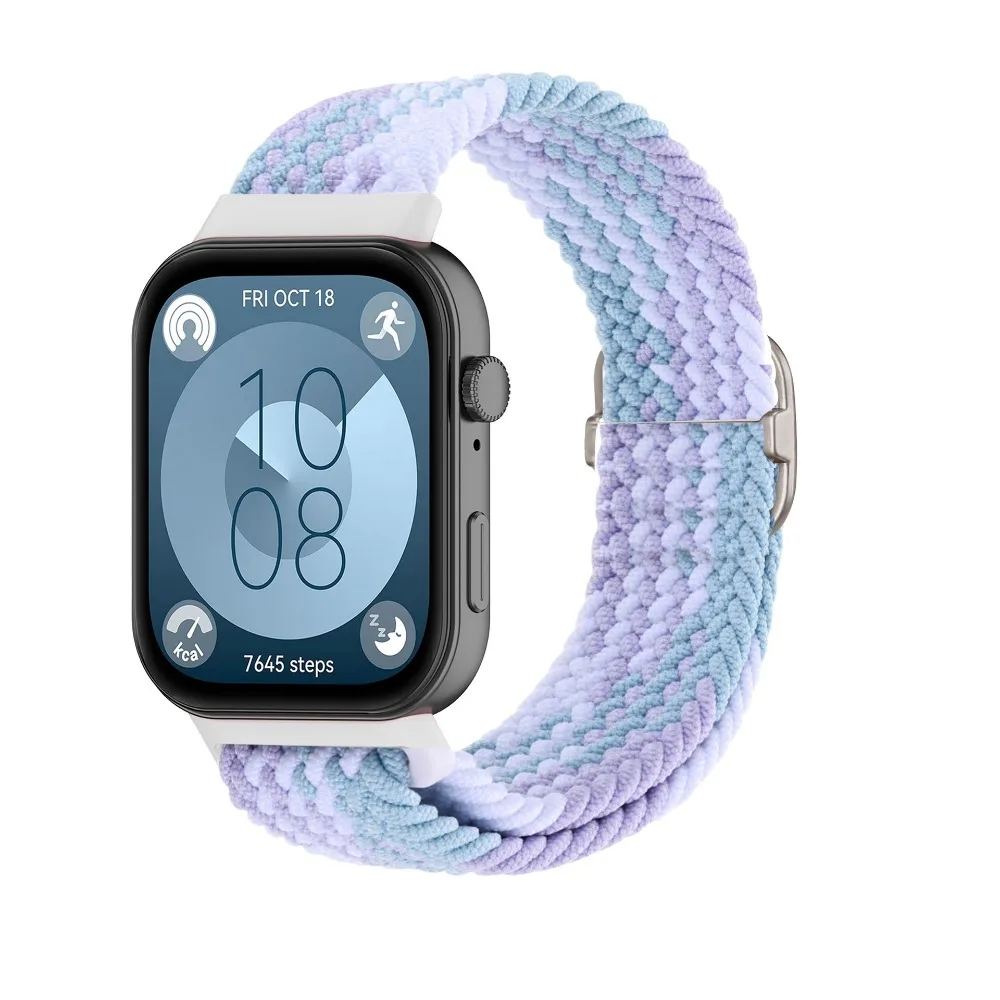 Braided Solo Loop Nylon Adjustable Strap - Replacement Bracelet Accessory