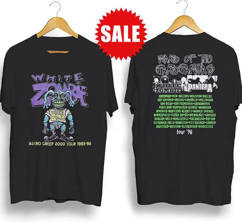 

Белая футболка зомби Astro Creep 2000 Tour Z38459
